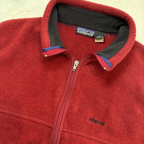 Patagonia Other - Vintage Patagonia Synchilla Fleece Vest Men's Large Full Zip Outdoor Made In USA